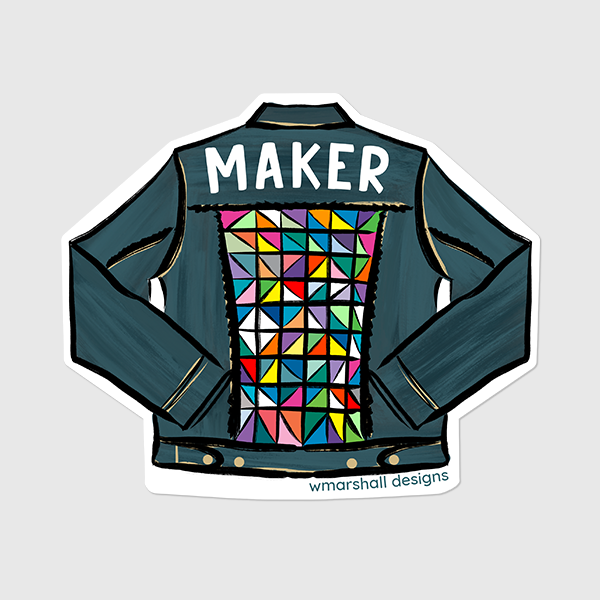 3" Sticker - "Maker"